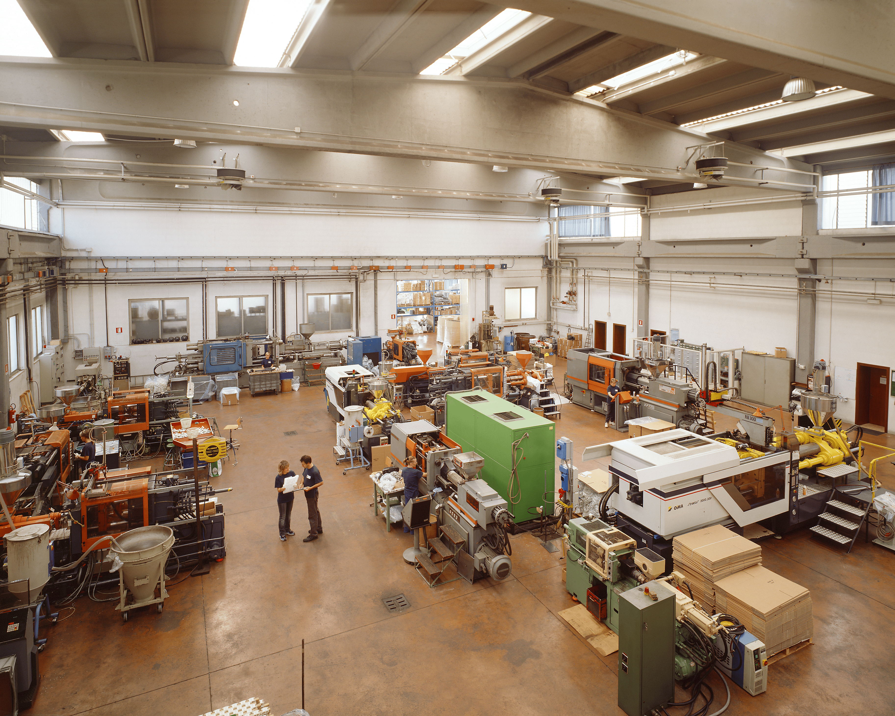 Interno dello stabilimento produttivo Dalmass Plastik